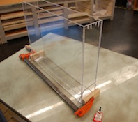Plexiglass etching tank