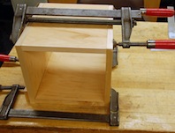 Wooden power supply box