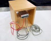 Securing the power supply to the box