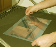 Exposing the plate